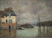 Painting of Sisley in the Orsay Museum, Paris